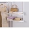 Rubbermaid Configurations 26.9 in. H X 12.4 in. W X 1.5 in. L Steel Stacking Add-On Kit 3H91-03-WHT - alternate 2
